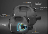 PureFOG - High Performance, ULV, Hand Held, Battery Powered, Foggers *** 40% DISCOUNT + 1 FREE 5L BOTTLE OF LISTERIA DISINFECTANT SOLUTION ***