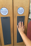 Purehold PUSH - Antimicrobial Door Push Plate (with VHR)